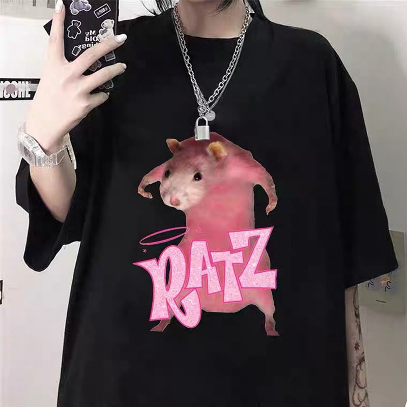 Gothic Kawaii Print "Ratz" T-Shirt